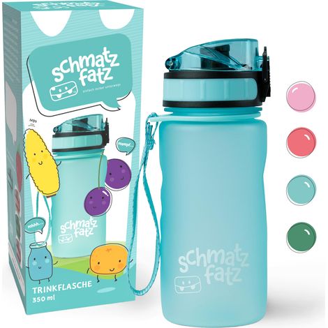 schmatzfatz Trinkflasche Sportflasche 350 ml 18 cm Tritan