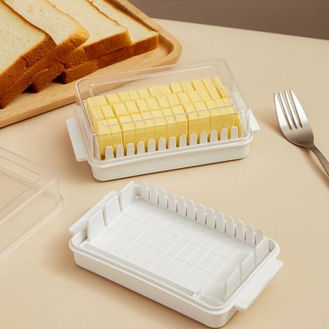 Boîte de rangement rectangulaire pour tranches de fromage/boîte à beurre réfrigérée (comme illustré à la figure 1) (1/5)