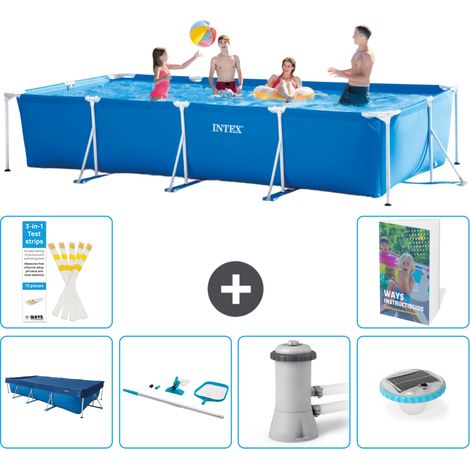 Rechteckiger Frame Pool - 450x220x84 cm - 7-teilig S73