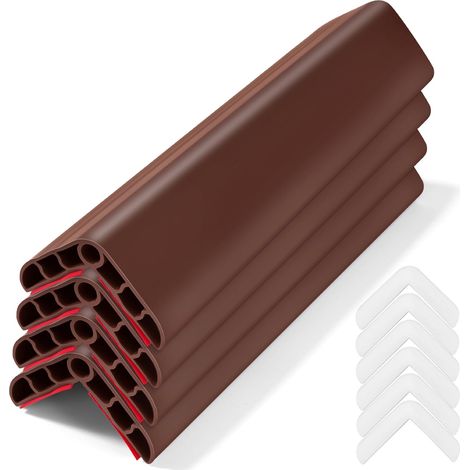 Lot de 4 protecteurs, pièces, soupe, bords tranchants, 1 long, café