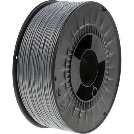 Filament pour imprimante 3D RS PRO, ABS, Ø 1.75mm, Argent, 1kg, FDM ( Prix pour 1 )