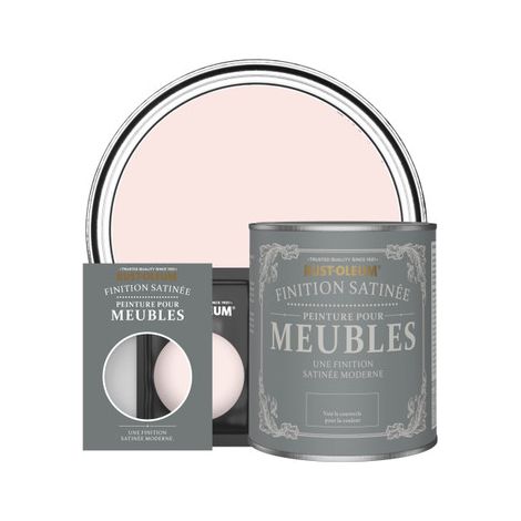 Peinture pour Meubles Finition Satinée - Vanille Fraise (1/3)
