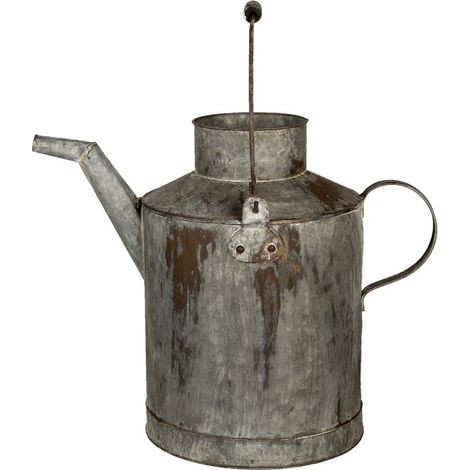 Arrosoir décoratif en métal gris objet de décoration pour la maison 48 x 29 x 52 cm - PANGIVO (1/5)