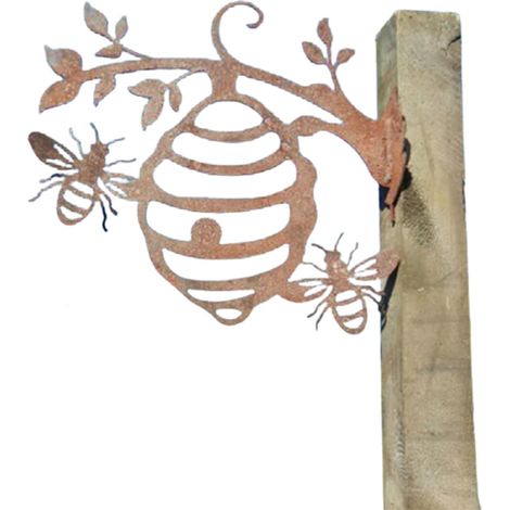 Metallskulpturen für die Dekoration von Bienenstöcken, Gärten, Eisen
