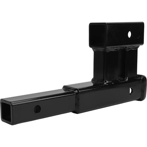Adaptateur Double Attelage Arrière 2-en-1 Rallonge Récepteur Béquille Extension Remorquage Tout-Terrain VTT SUV (1/5)