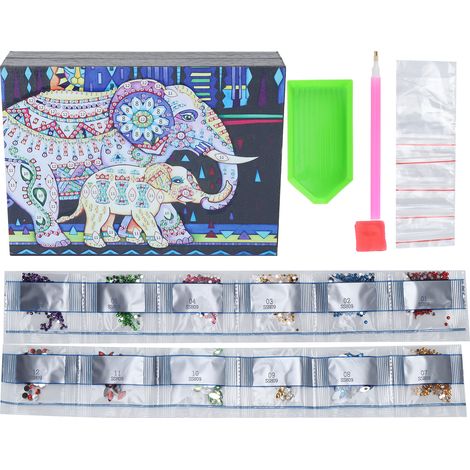 Diamond Painting Jewelry Box 5D DIY Storage Container Embroidery Kits Home Decor (1/5)