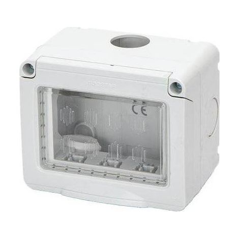 6,0 x INVOLUCRO A PARETE + PORTELLA IP55