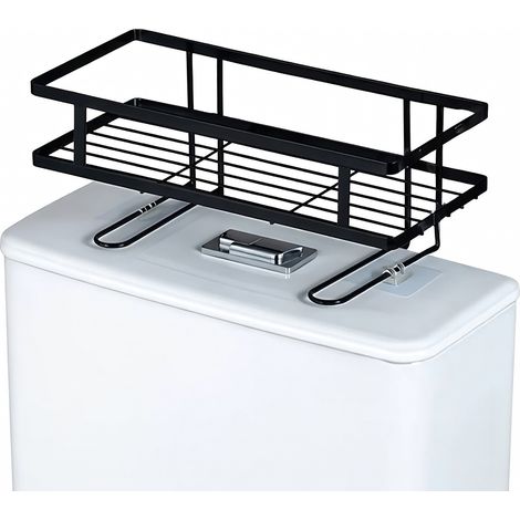 Étagère murale au-dessus de WC noir noirsimple (1/5)