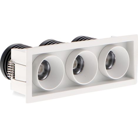 IluminaShop - Foco LED Mini White Fix Square 15W CCT IP20  3000+4000+6000 (1/2)
