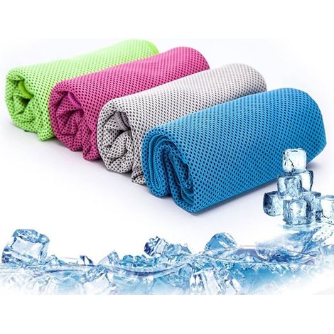 Un set di 4 asciugamani rinfrescanti in microfibra, tra cui asciugamani rinfrescanti per lo sport e asciugamani rinfrescanti per il collo. (1/5)