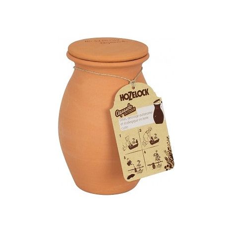 Pot en terre cuite micro-poreux 1.5l pour arrosage permaculture (1/3)