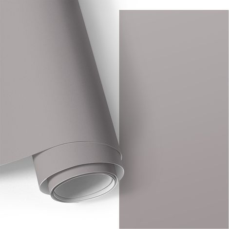 Möbelfolie - Selbstklebend - Klebefolie - Wasserfest - für Arbeitsplatte - Küchenschränke - Aschgrau 50x100 cm