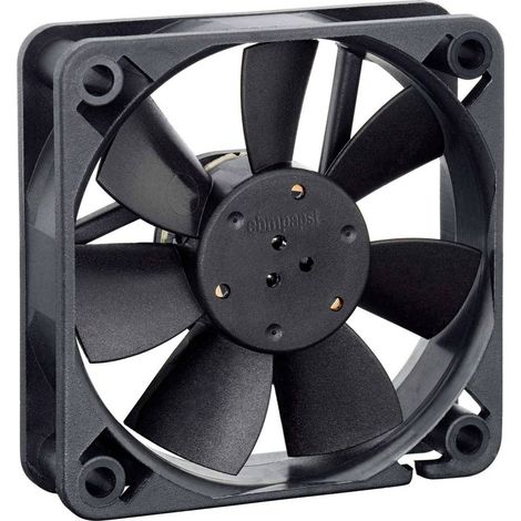 EBM Papst 614 F Ventola assiale 24 V/DC 27 m³/h (L x L x A) 60 x 60 x 15 mm