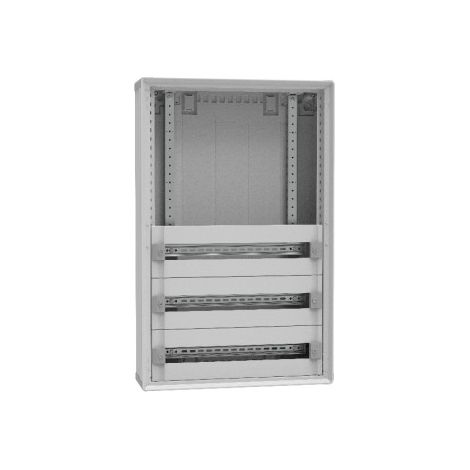 Legrand - Coffret de distribution XL3 HP 160 - 3 rangu00e9es de 24M avec espace du00e9diu00e9 de 400mm - Ru00e9f : 1CO3ER24SPL (1/3)