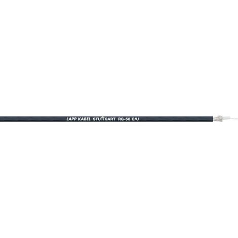 Lapp 2170000 100 m cable coaxial negro 50 ohmios