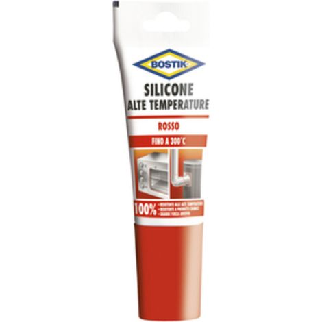 12 x BOSTIK SILICONE SIL-300 C ALTA TEMPERAT  60 ML TUBO