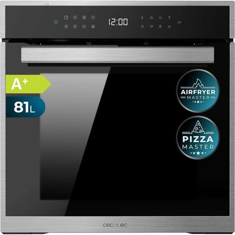 Forno pirolitico a incasso Edge da 81 l di capacità, 11 funzioni ed Airfryer Master, Pizza Master, 3D Cooking, Steam Base X2 e Pirolisi, classe A+.