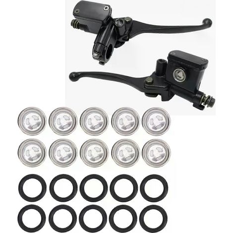 Lot de 10 joints de niveau de liquide de frein pour maître-cylindre de moto 12 mm/18 mm avec fenêtre de niveau O - JXLGV (1/4)