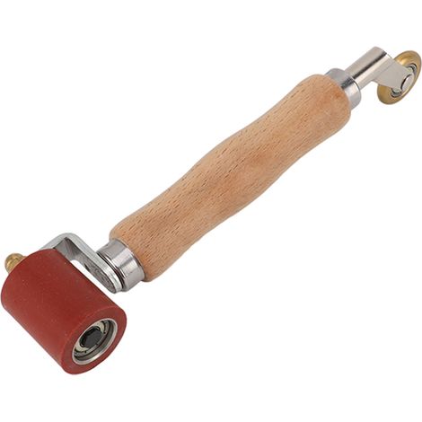 Rouleau à pression manuelle en silicone pour soudure haute température, molette en laiton pour membrane PVC imperméable, outil de soudage portable (1/5)