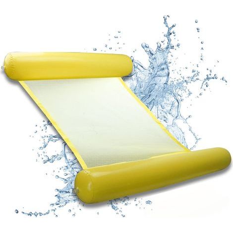 Aufblasbare Poolmatratze, Poolhängematte, 4-in-1-Schwimmhängematte, aufblasbare Poolliege, neigbare Wasserhängematte, vielseitig verwendbare, faltbare Schwimmhängematte, tragbare ultraleichte Schwimmh (1/5)