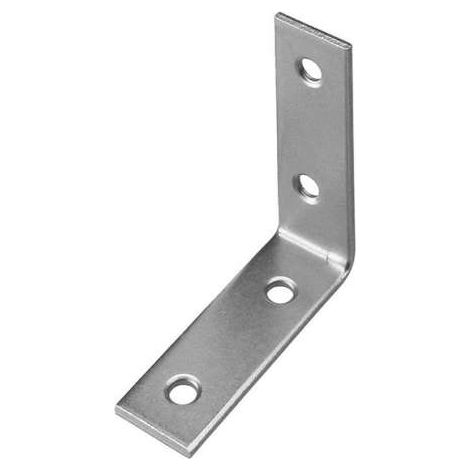 Lastrina ad angolo acciaio Inox A2 - 50 x 50 x 20 spessore 2 mm.