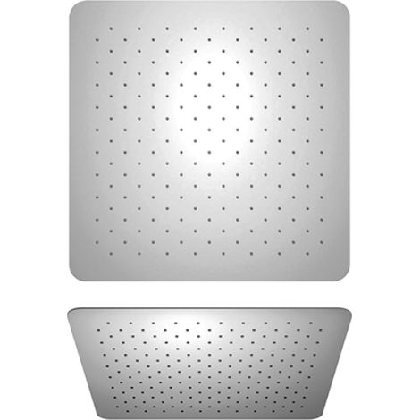 Soffione quadro piatto Paini ø25