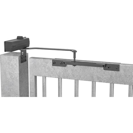 Assa Abloy DC650G Serie MAB Chiudicancello Braccio a Slitta Forza Fissa Cancelli fino a 1250 mm 100 Kg colore Nero