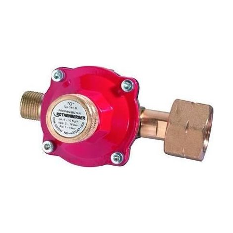 ROTHENBERGER Industrial Regulador de propano continuamente ajustable 0,5-4 bar - 032081E