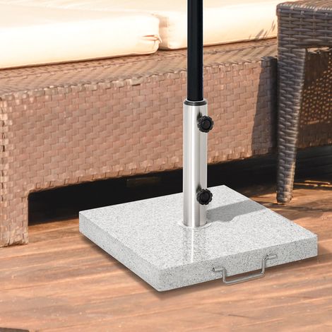 base ombrellone 40x40 marmo mobile grigia OKMYHOME (1/5)