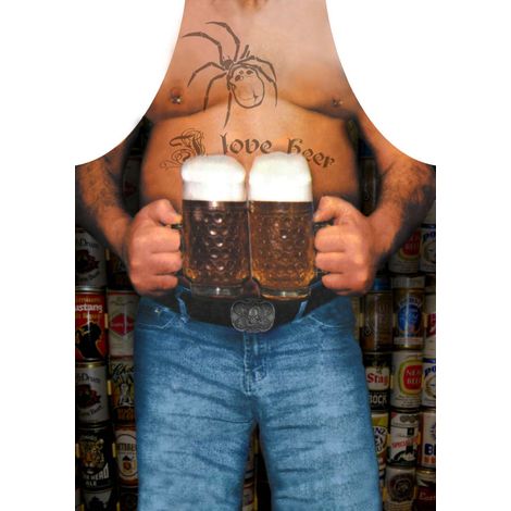 Sexy Schürze, Küchenschürze, Bier F06