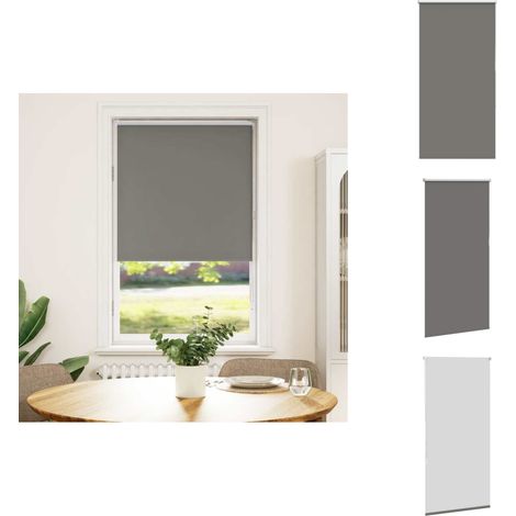 Verdunkelungsrollo Grau 65x150 cm Stoffbreite 60,7 cm Polyester - Verdunkelungsrollo - Verdunkelungsrollos - Rollo - Verdunklungsrollo (1/5)