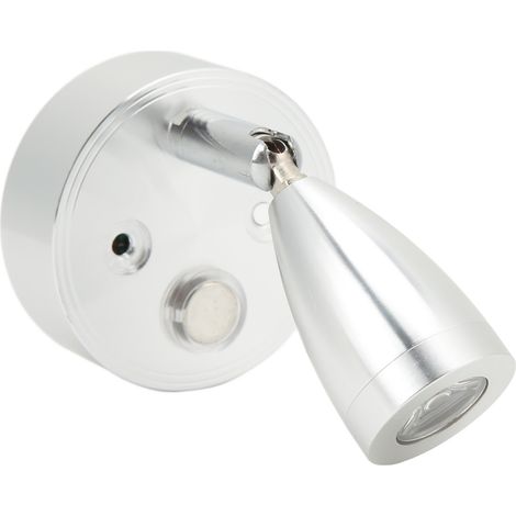 Lampe de lecture LED 10-30 V pour camping-car, caravane, bateau, remorque ou camping-car. Projecteur blanc chaud 3500 K. (1/5)