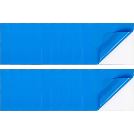 Lot de 20 rustines de réparation autocollantes en PVC pour piscine - Kit de réparation sous-marine - Pour lit à eau, piscine, bateau gonflable (1/4)