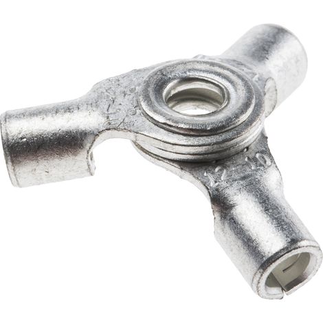 Cosses à œillet RS PRO, Non-isolé, 6mm², 4 mm, 8, 5.6mm ( Prix pour Sachet de 50 ) (1/2)