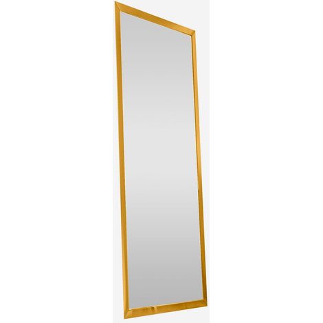 Rechteckiger Wandspiegel mit Aluminiumrahmen Suva - Gold