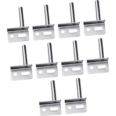 10 pièces Charnières Lourdes pour Porte Bois Charnière Pivot Finition Argentée Installation Facile Usage Polyvalent pour Portes Intérieures et Commerciales (1/4)