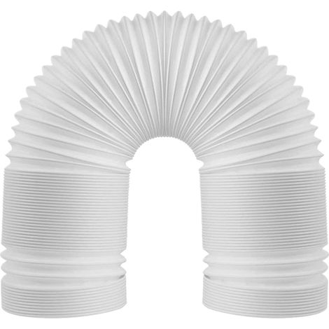 Tubo flessibile per condizionatore portatile da 130 mm x 1,5 m  Tubo di scarico estensibile per condizionatore portatile, filettatura di ventilazione CCW per condizionatore, cappa aspirante, asciugatr (1/5)