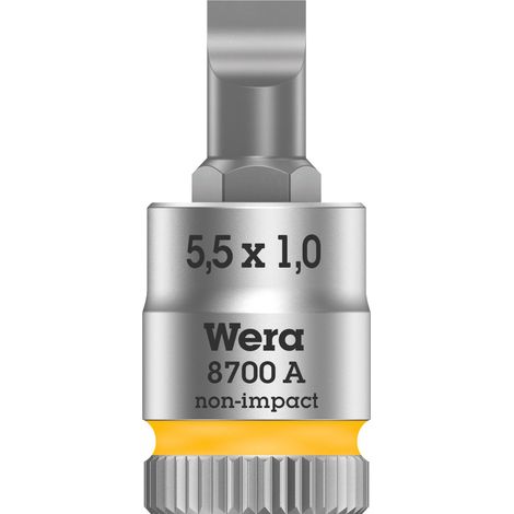 WERA 8700 AFL WERA Schraubendreherbit 1/4“ Schlitz 1,0x5,5x28mm (1/3)