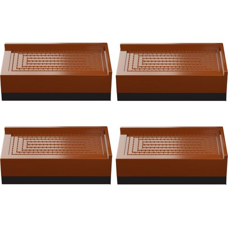 Rehausseur Lit - TPU - Hauteur Réglable 5 cm - Empilable - Antidérapant - Charge Max 453,6 kg - Pour Lit Canapé Table - Lot de 4 (1/5)
