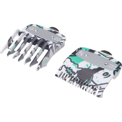 Lot de 2 sabots de rechange pour tondeuse à cheveux, avec marquages numérotés (1/5)