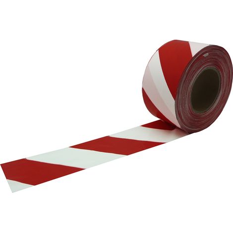 Ruban de marquage Rouge/Blanc RS PRO RSNA 580 RB, 80mm x 580m x 0.03mm ( Prix pour 1 ) (1/2)