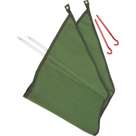 Windschutz für Lagerfeuer und Grills, kleiner Windschutz aus Segeltuch für den Außenbereich (1/4)