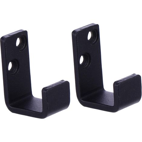 2 pièces guide de sol pour porte de grange coulissante, acier (1/5)