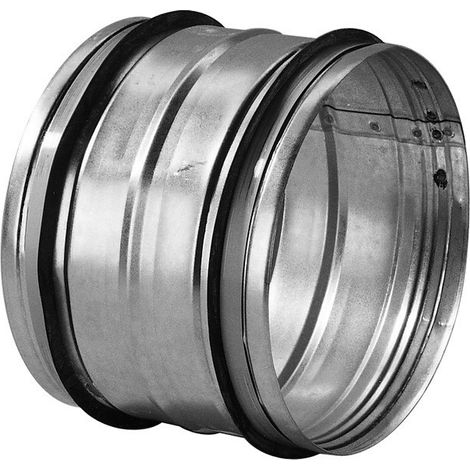 Manchon raccord mâle en acier galvanisé, raccord à joint D 100 mm S&P (UNELVENT) 860369