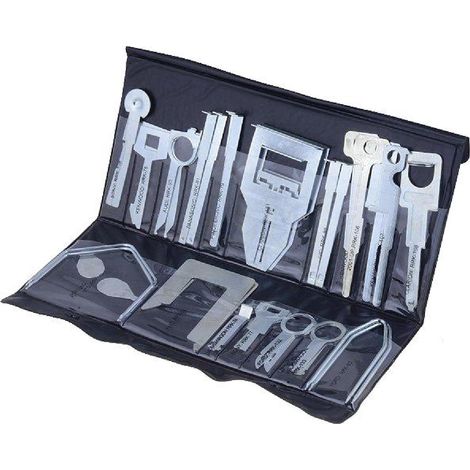 Super kit cle extraction autoradio universel - 17 cles