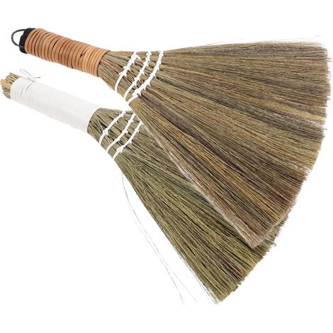Lot de 2 balais chinois à main souples, s pour le nettoyage (1/5)