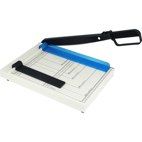 Papierschneider, 15 Blatt Kapazität, sichere Hebelaktion, schwarz (1/2)