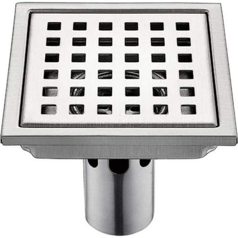 CSPARKV 1 Pcs Stainless Steel Floor Drain15Cm15Cm Square Filter Deodorant Anti Backflow Water Leakage 15Cmb