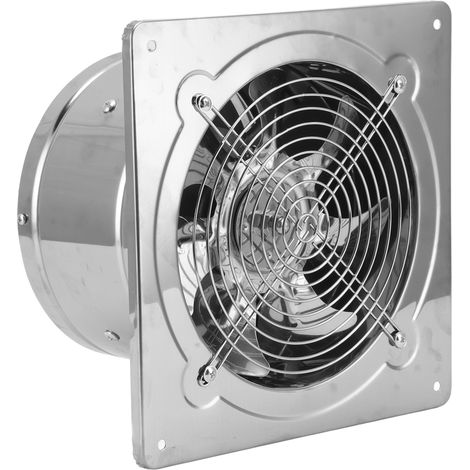 Hotte aspirante de cuisine 220V 52W, acier inoxydable 25x25cm, ventilateur d'extraction industriel, extracteur d'air pour salle de bain, modèle 8 pouces, très lourd. (1/5)