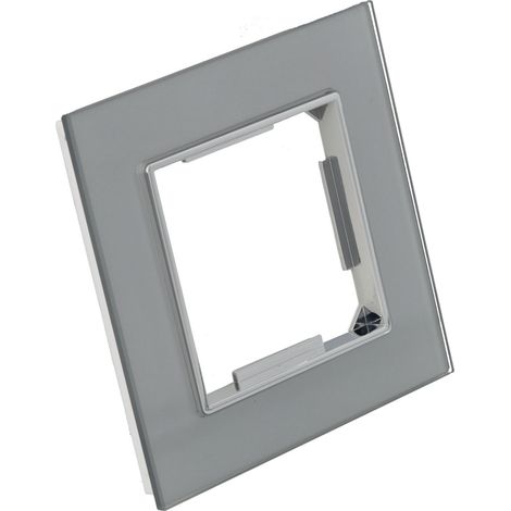 Marco 1 Modulo Cristal templado Plateado